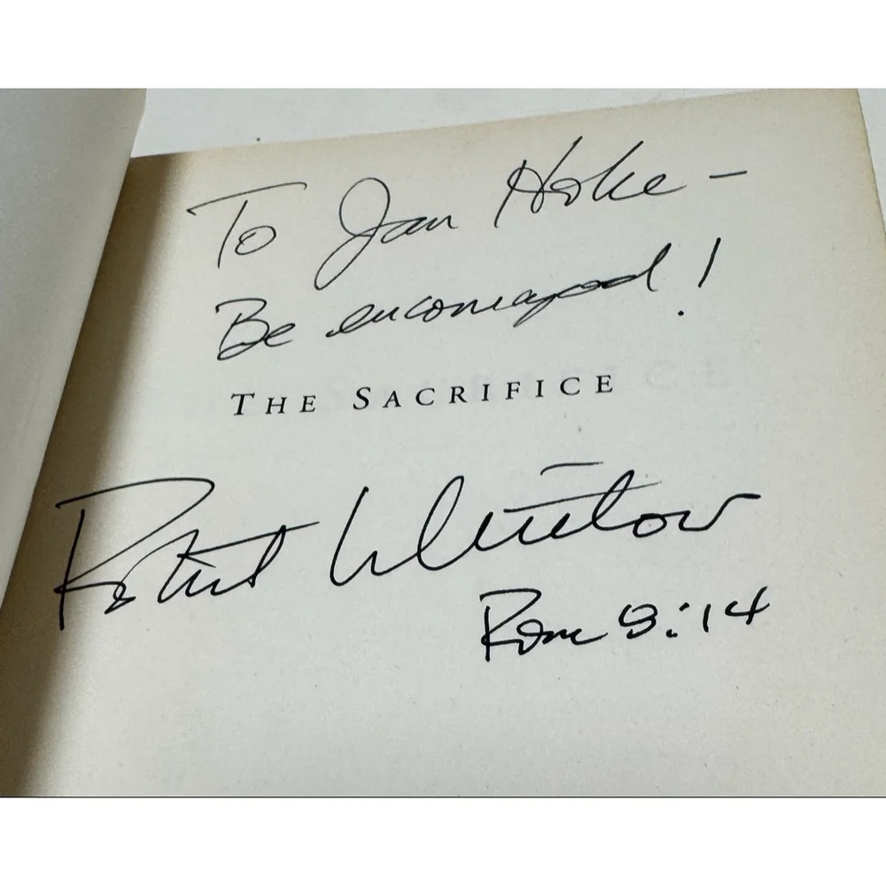 Sacrifice by Robert Whitlow (2002, Trade Paperback) SIGNED